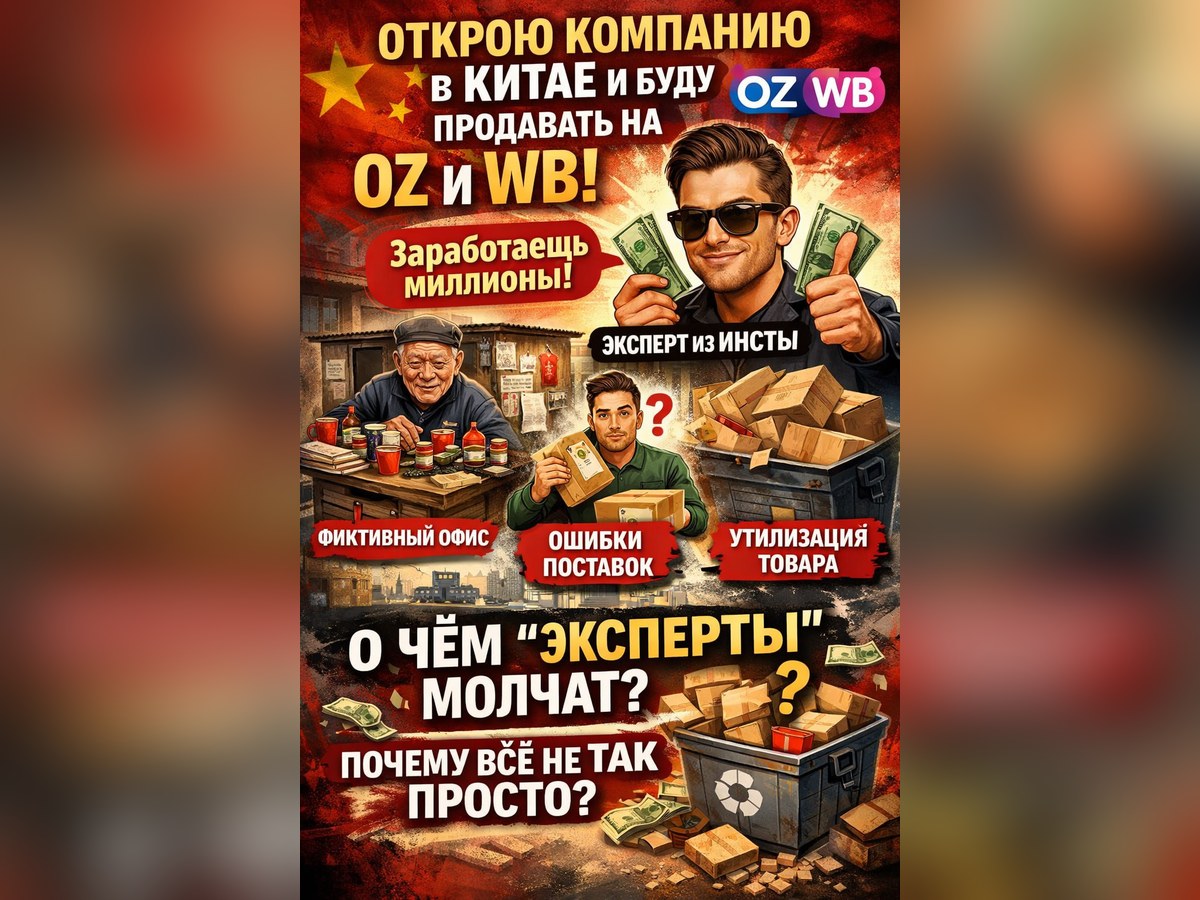 Компания в Китае для продаж на маркетплейсах: риски схемы